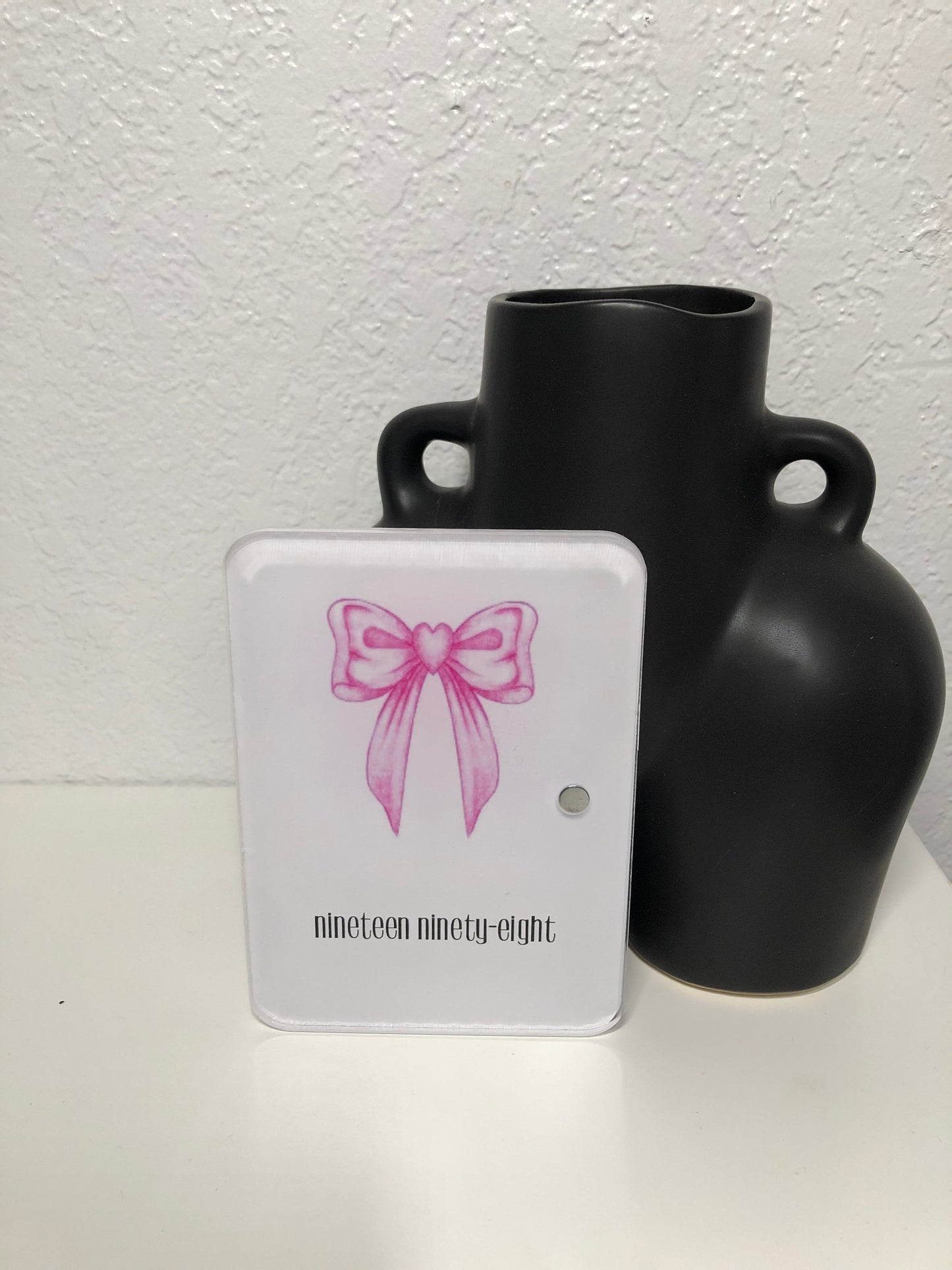 Pink Bow Lash Tile