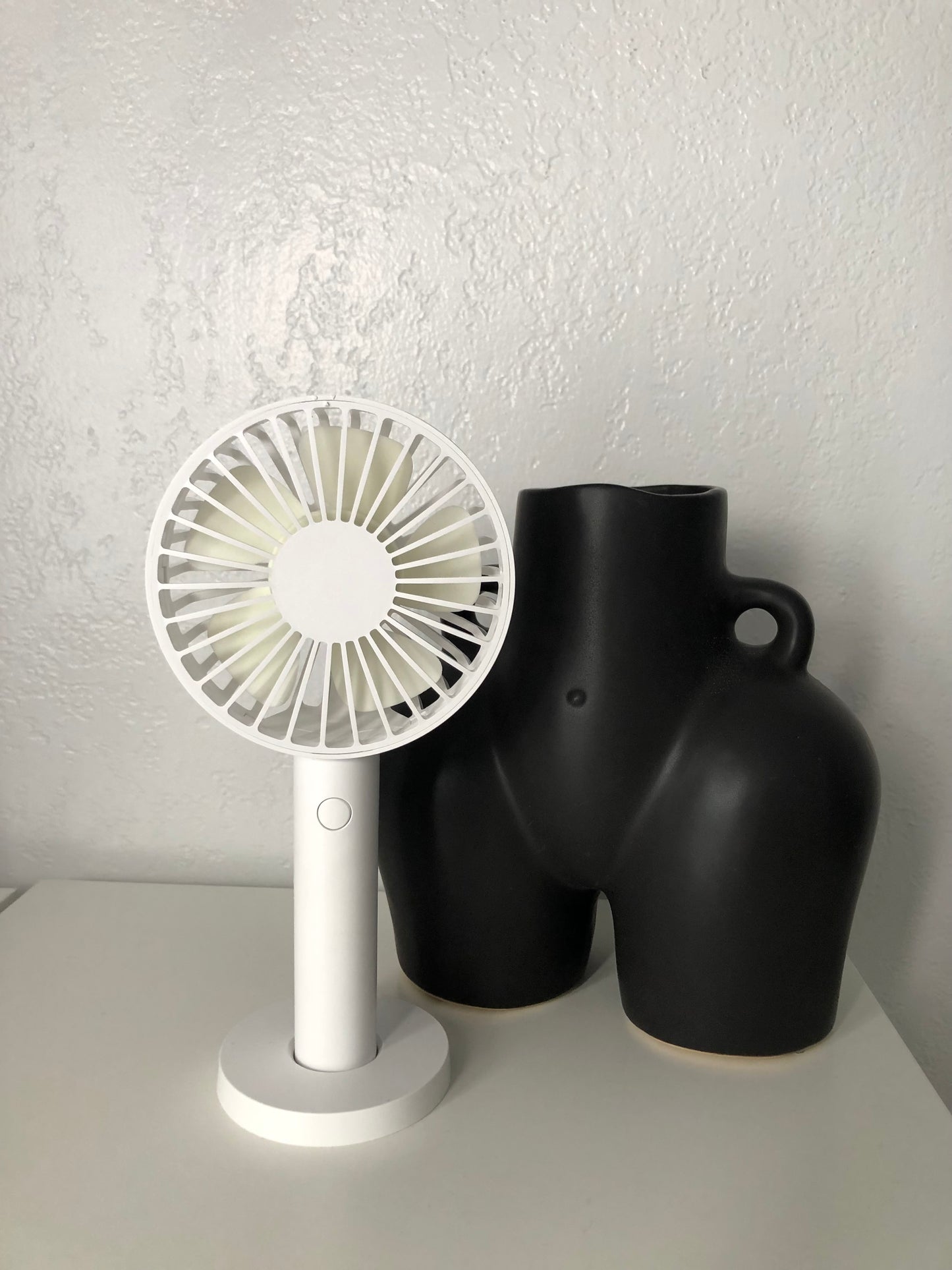 White Portable Fan